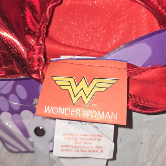Dog Sz M Rubies Pet Shop Wonder Woman Costume New - Picture 5 of 7